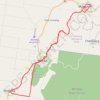 Tinny-Murgon trail, distance, elevation, map, profile, GPS track