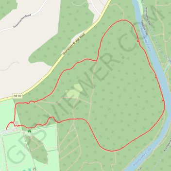 Tulip Tree and Hidden Pond Loop in Brandywine Creek State Park trail, distance, elevation, map, profile, GPS track