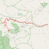 Kings Canyon National Park trail, distance, elevation, map, profile, GPS track