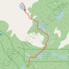 Fowl Lakes trail trail, distance, elevation, map, profile, GPS track