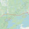 Whiteshell - Kenora trail, distance, elevation, map, profile, GPS track