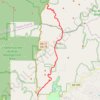 Indian Grave Gap Road and Tray Mountain Road trail, distance, elevation, map, profile, GPS track