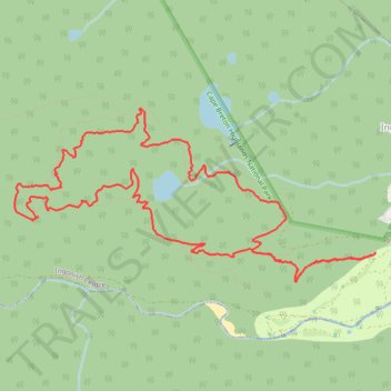 Franey Mountain Loop Trail via MacDougalls Lake trail, distance, elevation, map, profile, GPS track