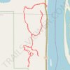 Effigy Mounds National Monument trail, distance, elevation, map, profile, GPS track