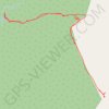 Ochre Falls trail, distance, elevation, map, profile, GPS track