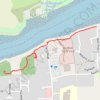 Tracked with OSMTracker for Android™ trail, distance, elevation, map, profile, GPS track