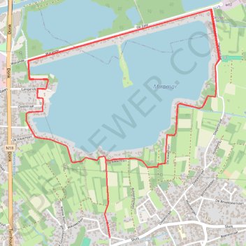Avondloop trail, distance, elevation, map, profile, GPS track