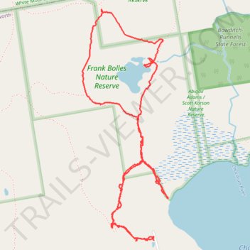 Chocorua Lake Trails trail, distance, elevation, map, profile, GPS track