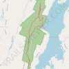 Oscawana Lake and Ridge trail, distance, elevation, map, profile, GPS track