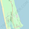 20251126154704 trail, distance, elevation, map, profile, GPS track