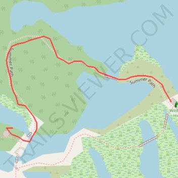 The London Wetland Center - Summer Path trail, distance, elevation, map, profile, GPS track