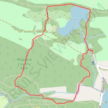 Trails in and around Mugdock Country Park trail, distance, elevation, map, profile, GPS track