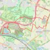 Run from Skelton Lake to Hollinthorpe and back via the north of Swillington trail, distance, elevation, map, profile, GPS track