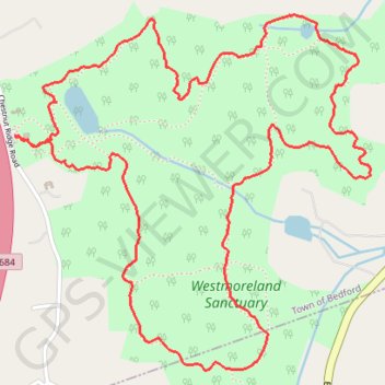 Westmoreland Sanctuary Grand Tour trail, distance, elevation, map, profile, GPS track
