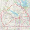 North Texas Trails Initiative Project trail, distance, elevation, map, profile, GPS track