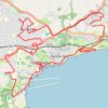 St Austell trail, distance, elevation, map, profile, GPS track