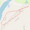 Cedar Bluff Nature Loop Trail in Beavers Bend State Park trail, distance, elevation, map, profile, GPS track