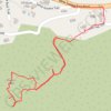 The real Manson Cave trail, distance, elevation, map, profile, GPS track