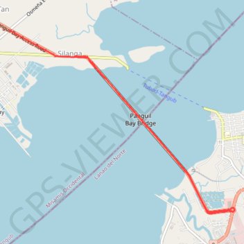 Panguil Bay Bridge trail, distance, elevation, map, profile, GPS track