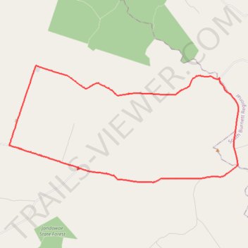 Diamondy trail, distance, elevation, map, profile, GPS track