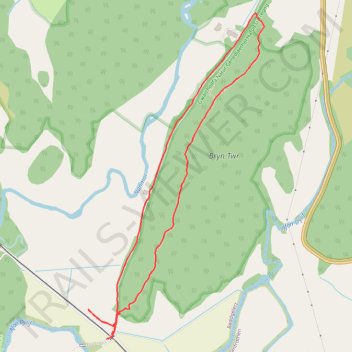 Hafod Garrerog trail, distance, elevation, map, profile, GPS track