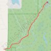 Cherry Creek Falls Trail trail, distance, elevation, map, profile, GPS track