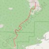 Gem Lake trail, distance, elevation, map, profile, GPS track