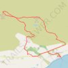 Hike up Blotchnie Fiold trail, distance, elevation, map, profile, GPS track