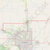 Cochrane - Irricana trail, distance, elevation, map, profile, GPS track