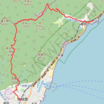 航跡 trail, distance, elevation, map, profile, GPS track