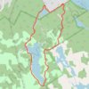 Hobsons Lake and Ash Lake Loop in Blue Mountain - Birch Cove Lakes Wilderness Area trail, distance, elevation, map, profile, GPS track