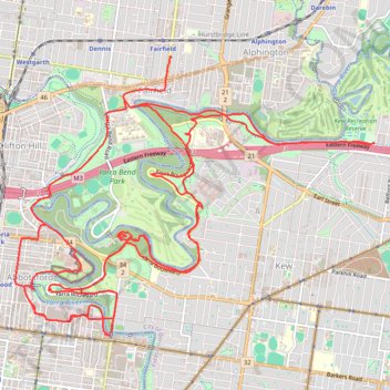Botcho ++ trail, distance, elevation, map, profile, GPS track