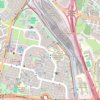 Kallang River trail, distance, elevation, map, profile, GPS track