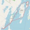Kayak/hike Hungry Island trail, distance, elevation, map, profile, GPS track